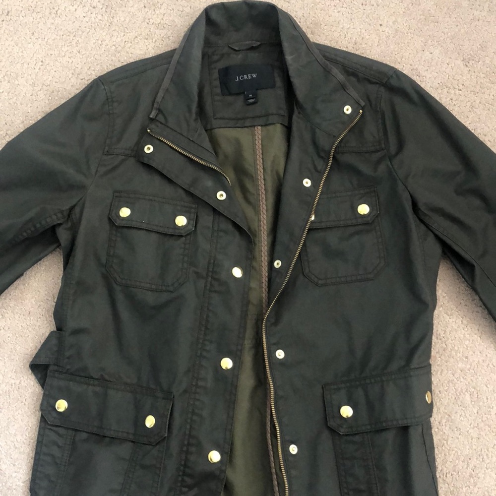 Olive green JCrew  Spring Jacket